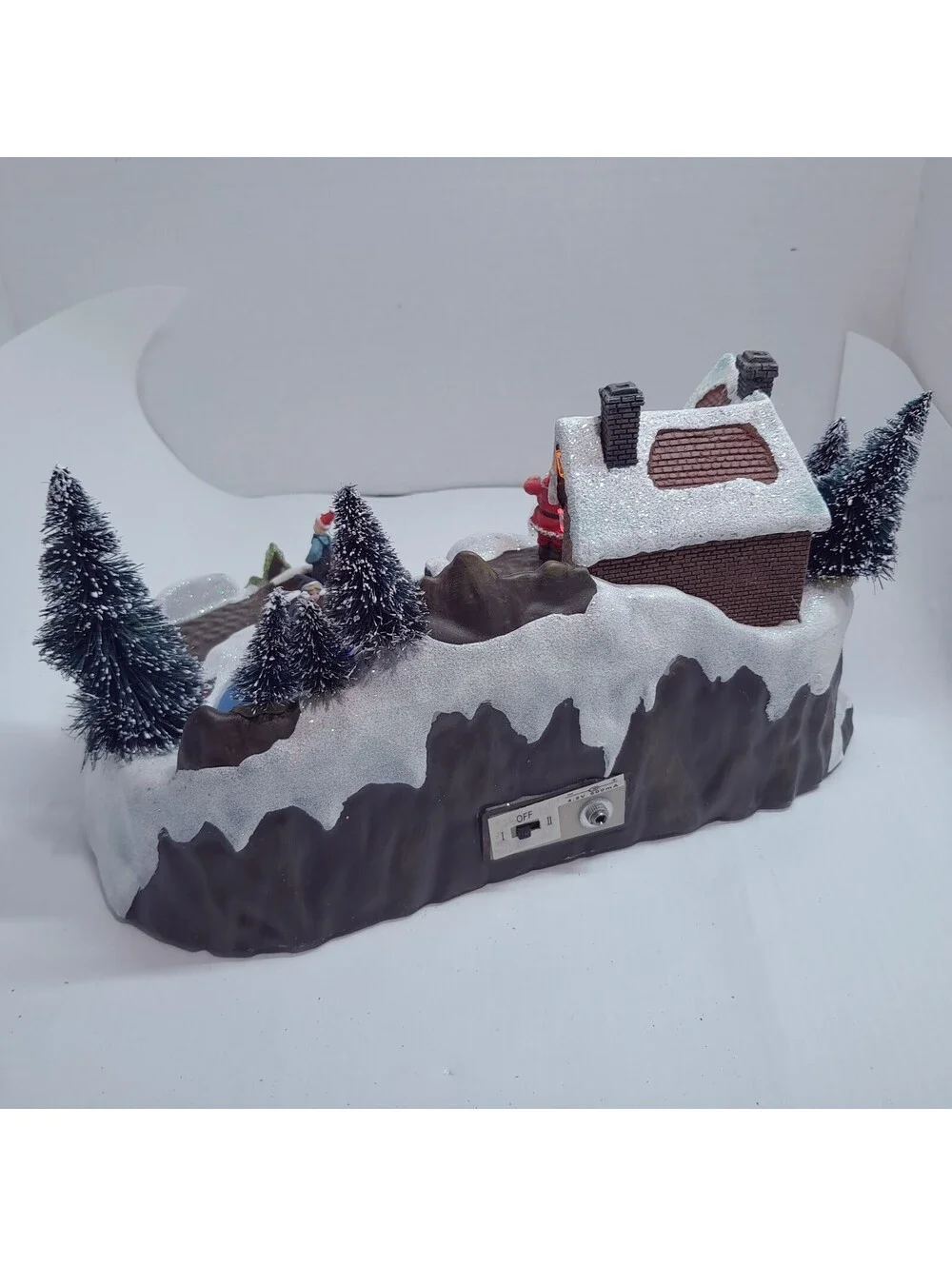 Avon Holiday Winter Wonderland centerpiece lighted Fiber Optic Christmas village